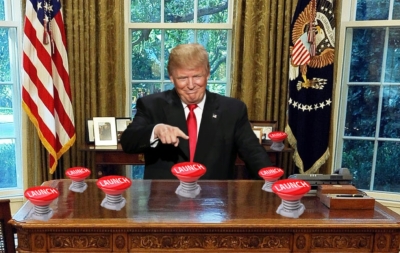 trump oval office pushes nuke launch code button 